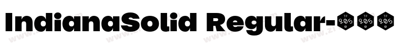 IndianaSolid Regular字体转换